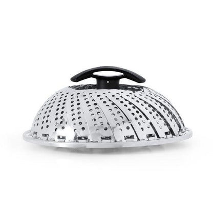 Sietiņš tvaicēšanai OXO Stainless Steel Steamer with Extendable Handle - DomoTehnika
