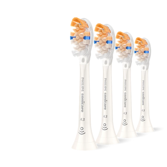 Sonicare A3 Premium All-in-One zobu birstes uzgalis, 4gab, balts HX9094/87