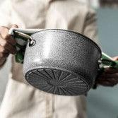 KATLIŅŠ AR VĀKU BALLARINI 75002-828-0 16 cm/ 1.4 L Round Grey 8003150508091 - DomoTehnika