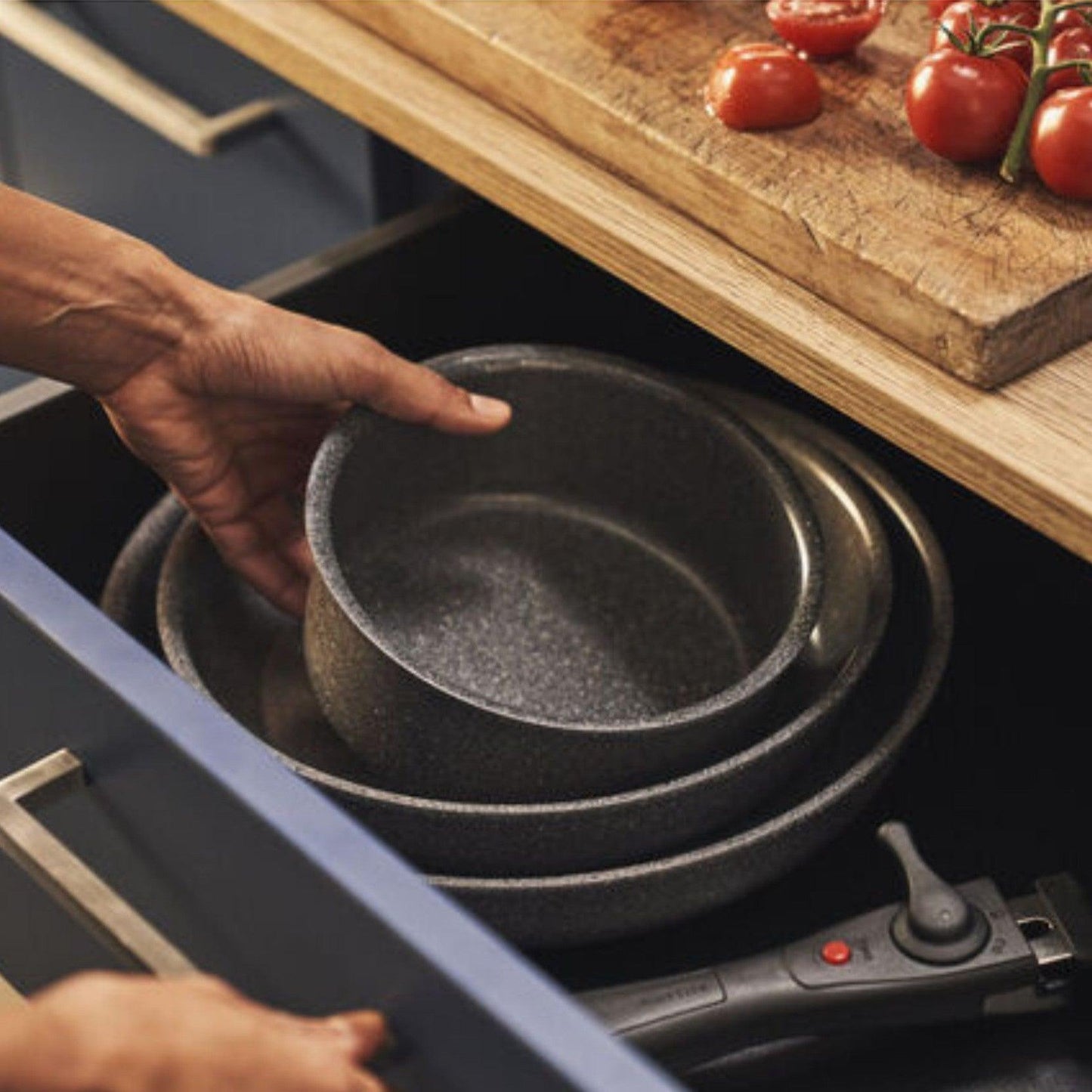Набор кастрюль BALLARINI TORRE FRYPAN 3-SET 24/28см + кастрюля 16см с 1 ручкой 1011465