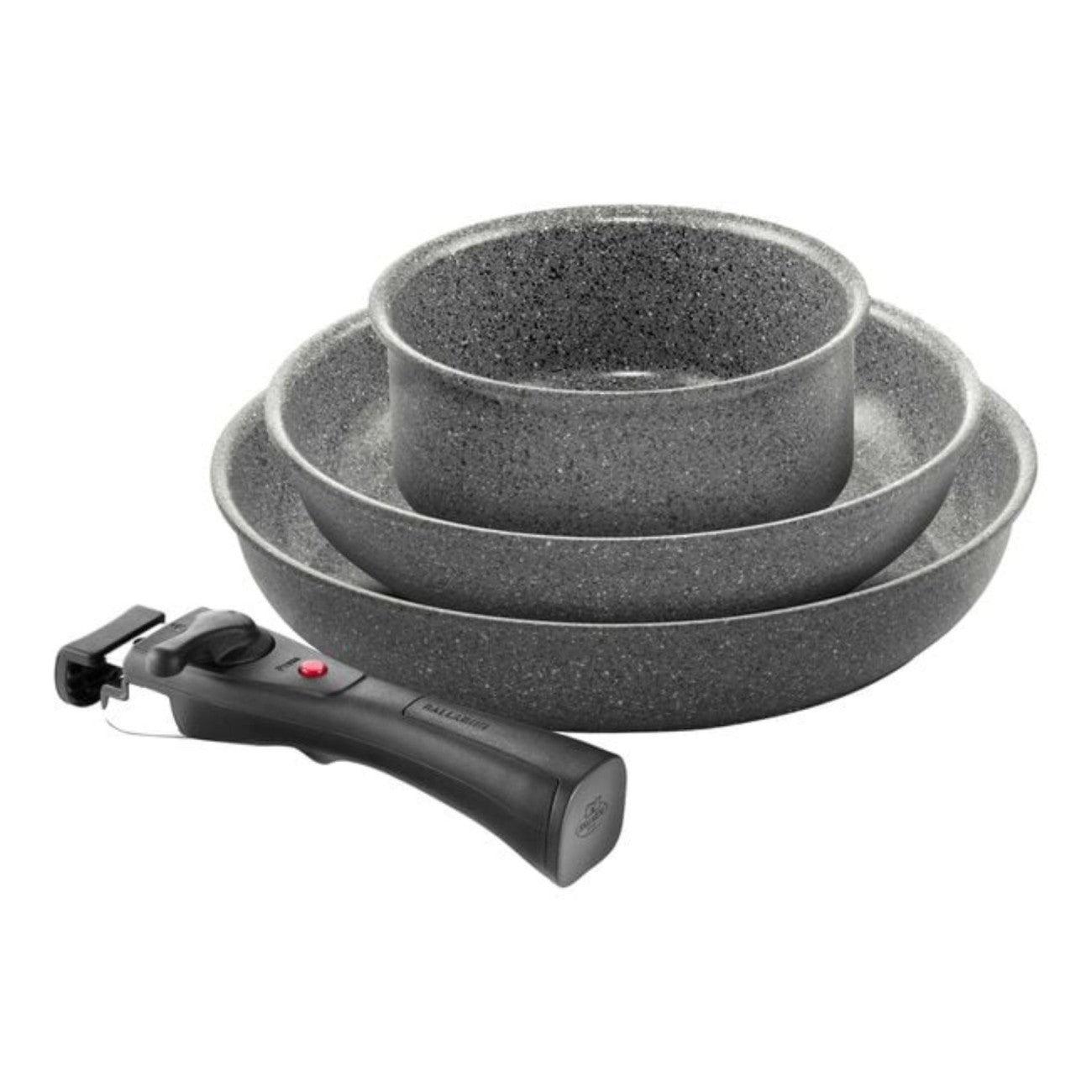 Набор кастрюль BALLARINI TORRE FRYPAN 3-SET 24/28см + кастрюля 16см с 1 ручкой 1011465