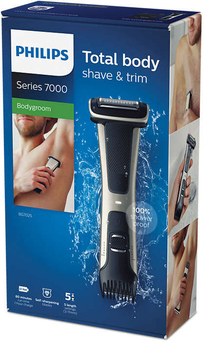 PHILIPS Bodygroom 7000  ūdensdrošs ķermeņa trimmeris BG7025/15
