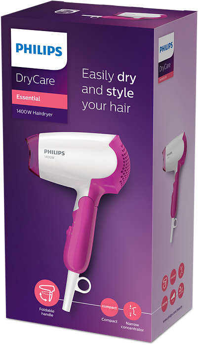 PHILIPS DryCare Essential matu fēns, 1400 W BHD003/00