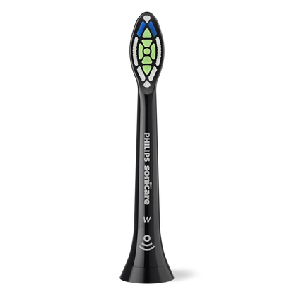 PHILIPS Sonicare Optimal White birstes uzgaļi (8gab.), melns HX6068/88