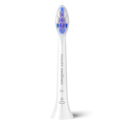 Sonicare S2 Sensitive zobu birstes uzgalis, 6 gab, balts HX6056/87
