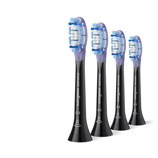 Sonicare G3 Premium Gum Care zobu birstes uzgaļi, 4gab, melns HX9054/88