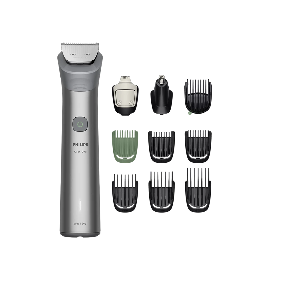 PHILIPS Multigroom series 5000 All-in-one trimmeris sejai, matiem un ķermenim, pelēks MG5921/15