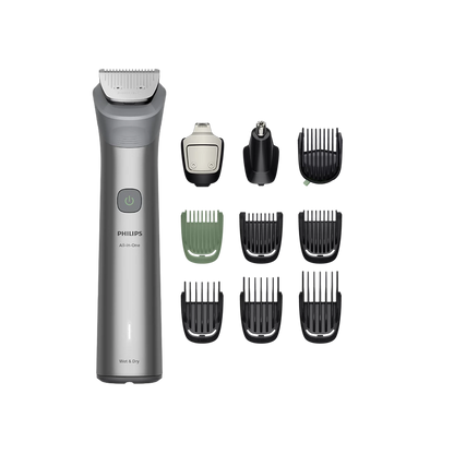 PHILIPS Multigroom series 5000 All-in-one trimmeris sejai, matiem un ķermenim, pelēks MG5921/15