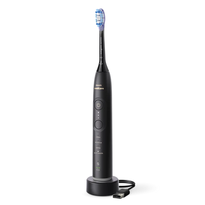 PHILIPS 7100 Sonic elektriskā zobu birste, melna HX7421/01