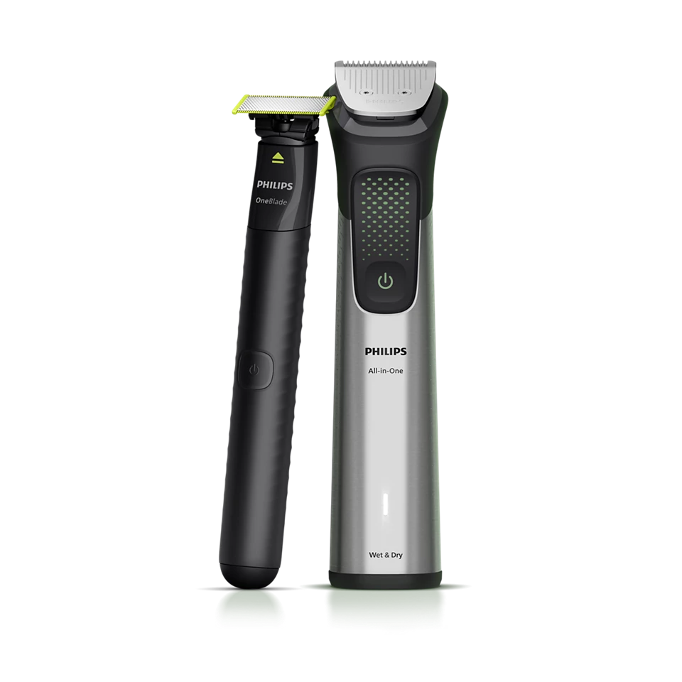 PHILIPS Multigroom series 9000 All-in-one trimmeris “divdesmit vienā”  sejai, matiem un ķermenim MG9557/15