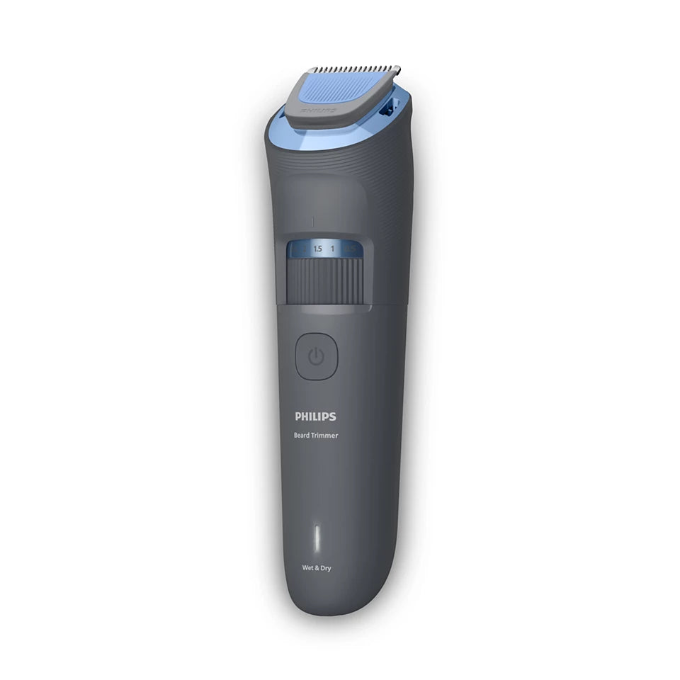 PHILIPS series 3000 bārdas trimmeris, pelēks ar zilu BT3617/15