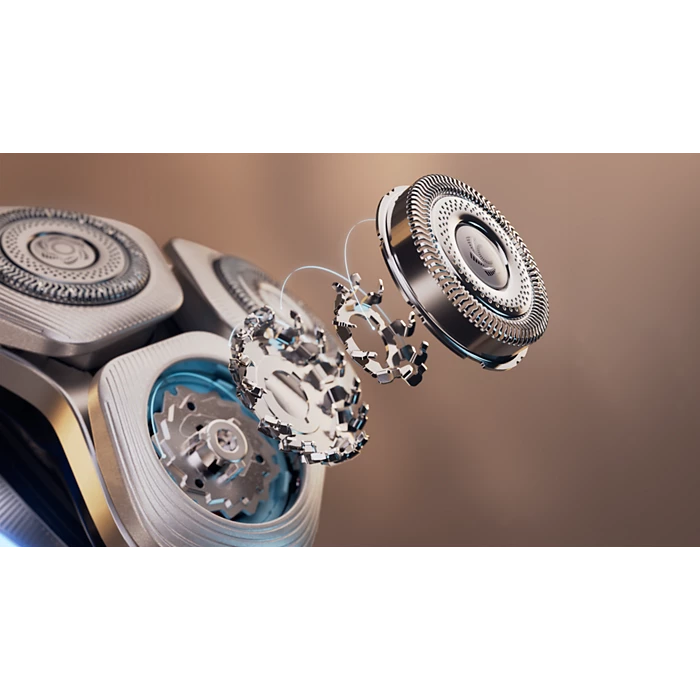 PHILIPS i9000 Prestige Ultra Elektroskuveklis mitrai/sausai skūšanai (lādējams), Tumšs šīferis XP9202/10