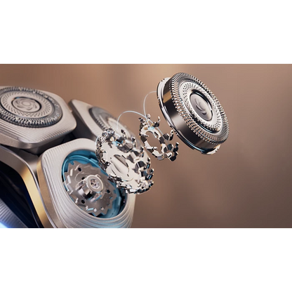 PHILIPS i9000 Prestige Ultra Elektroskuveklis mitrai/sausai skūšanai (lādējams), Tumšs šīferis XP9202/10