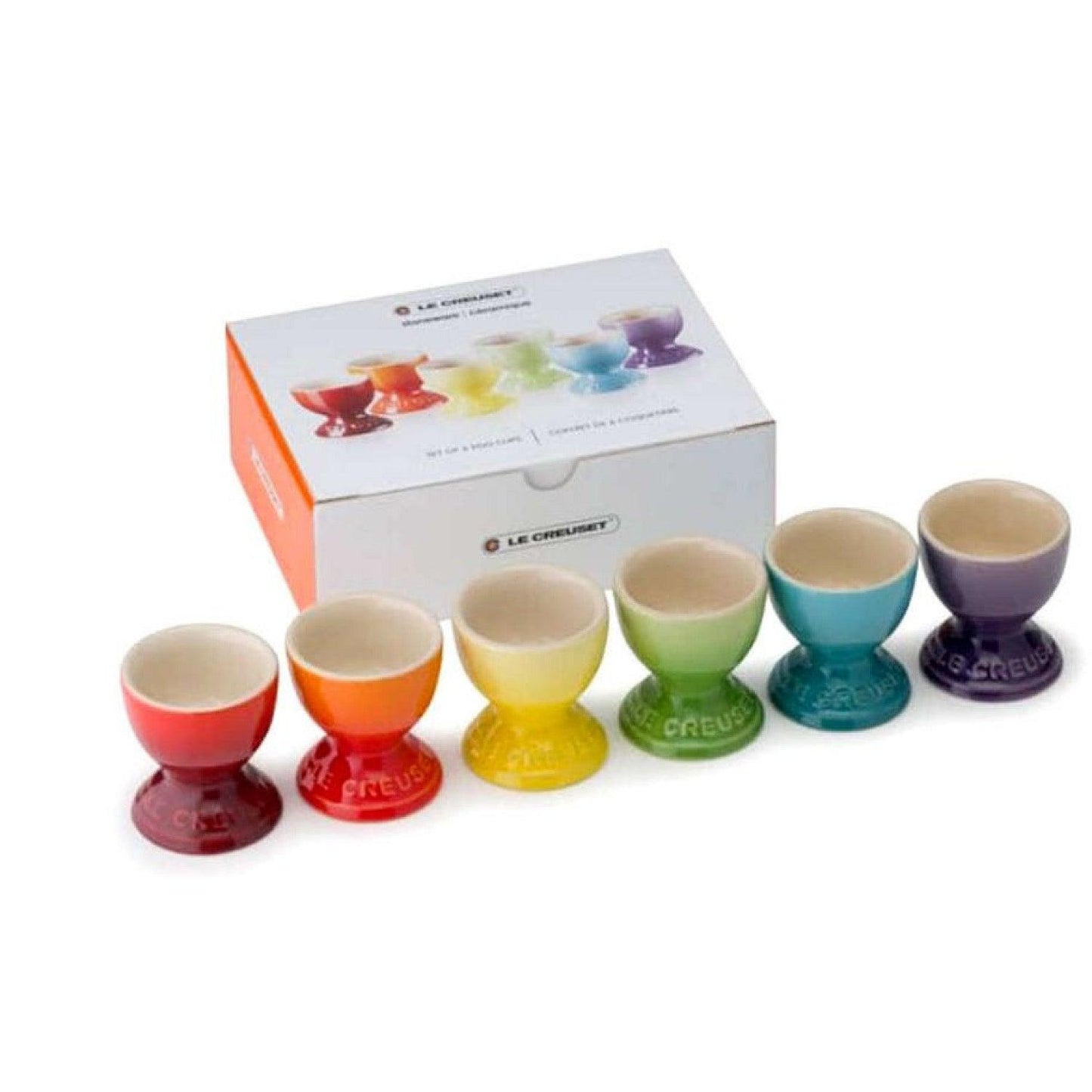 Komplekts Le Creuset Set of 6 egg cups  stoneware  in different colours