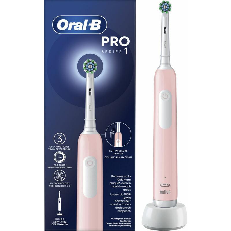 Elektriskā zobu birste BRAUN D 305.513.3 Pink - DomoTehnika