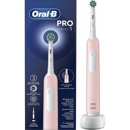 Elektriskā zobu birste BRAUN D 305.513.3 Pink - DomoTehnika