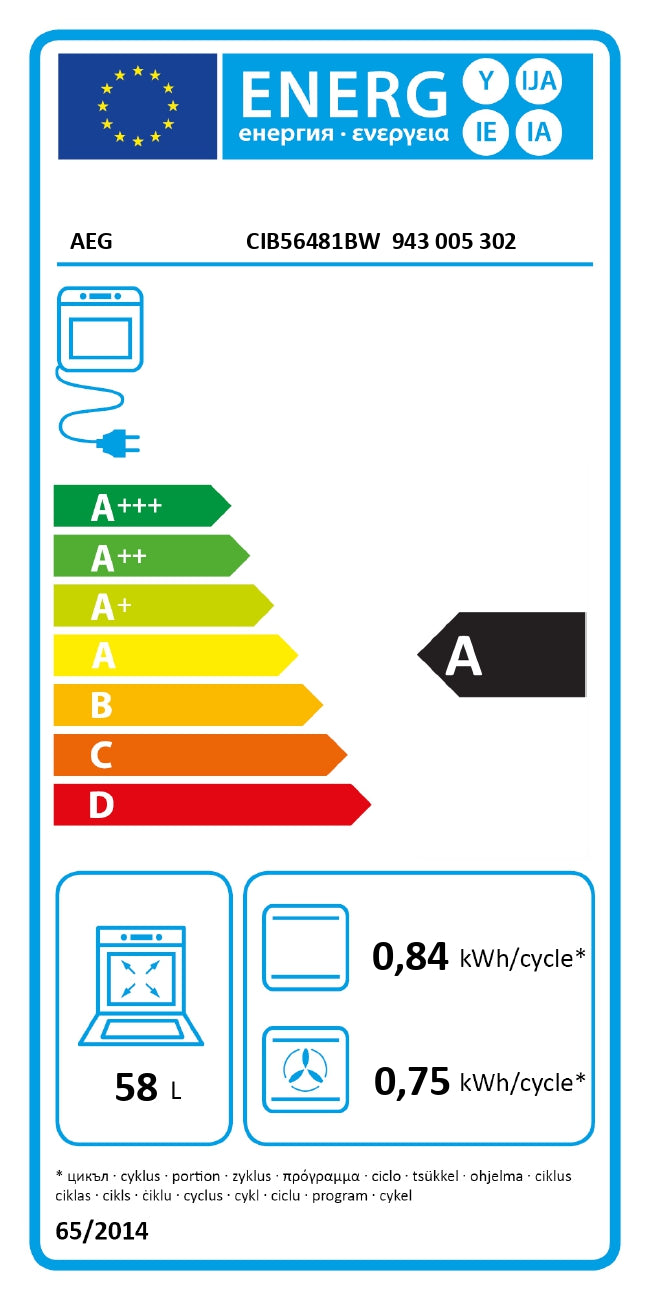 AEG indukcijas plīts, 50 cm, balts CIB56481BW