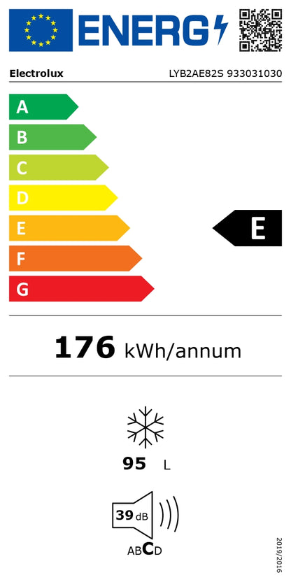 Electrolux iebūvējama saldētava, 81.9 cm LYB2AE82S