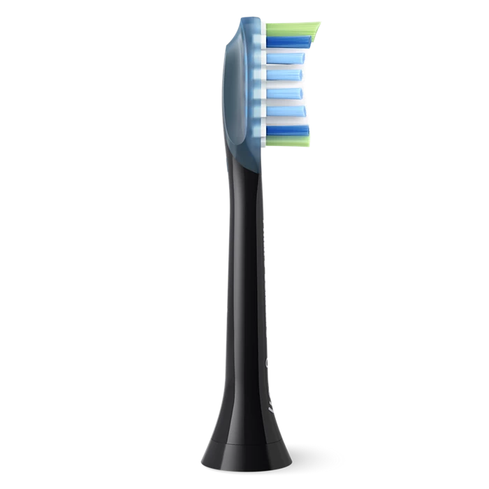 PHILIPS Sonicare C3 Premium Plaque Defence zobu birstes uzgaļi, komplektā 4 + 1 gab, melns HX9045/88