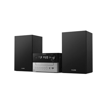 PHILIPS mūzikas sistēma ar Bluetooth, CD, 20W, melns/sudraba TAM3205M2/12