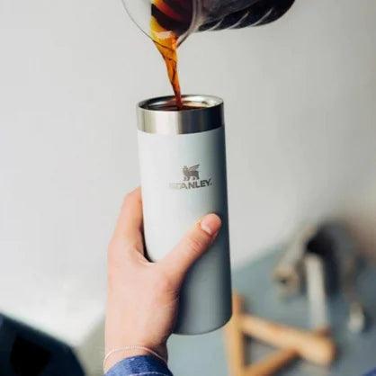 Termokrūze STANLEY The AeroLight Transit Mug 0,47L gaiši pelēka 2810787119 - DomoTehnika