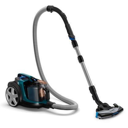 PHILIPS PowerPro Expert Bagless bezmaisa putekļsūcējs, (melns ar zaļu) FC9744/09
