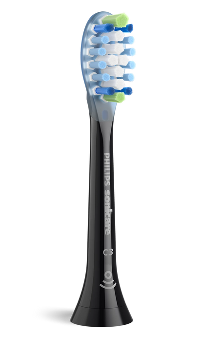 Sonicare C3 Premium Plaque Defence zobu birstes uzgalis (2gab) melns HX9042/88