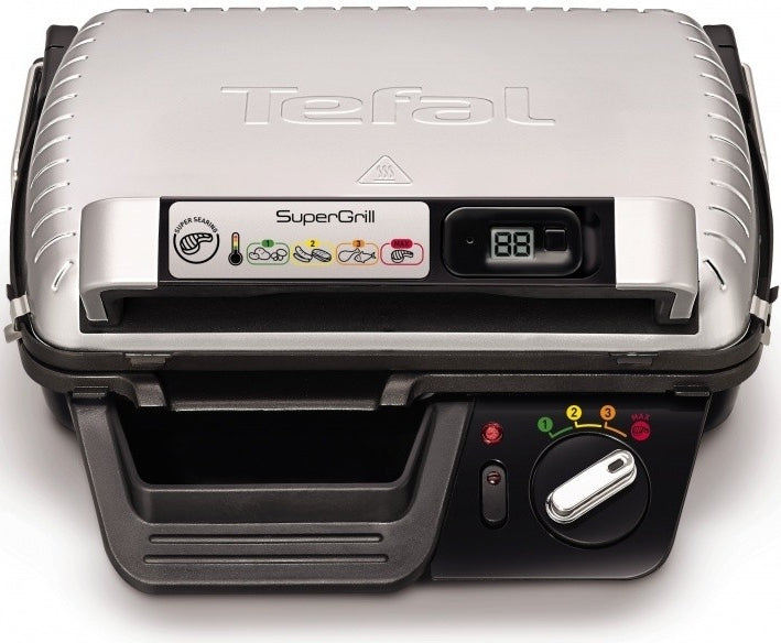 TEFAL grills Supergrill ar taimeri, 2000W, 600cm2 GC451B12