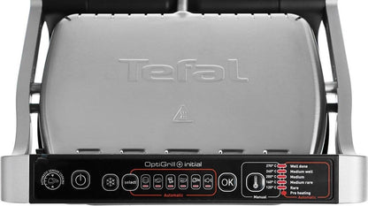 TEFAL Grils Optigrill+ Initial, tērauda GC706D