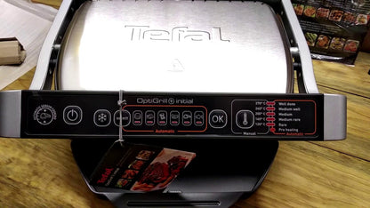 TEFAL Grils Optigrill+ Initial, tērauda GC706D