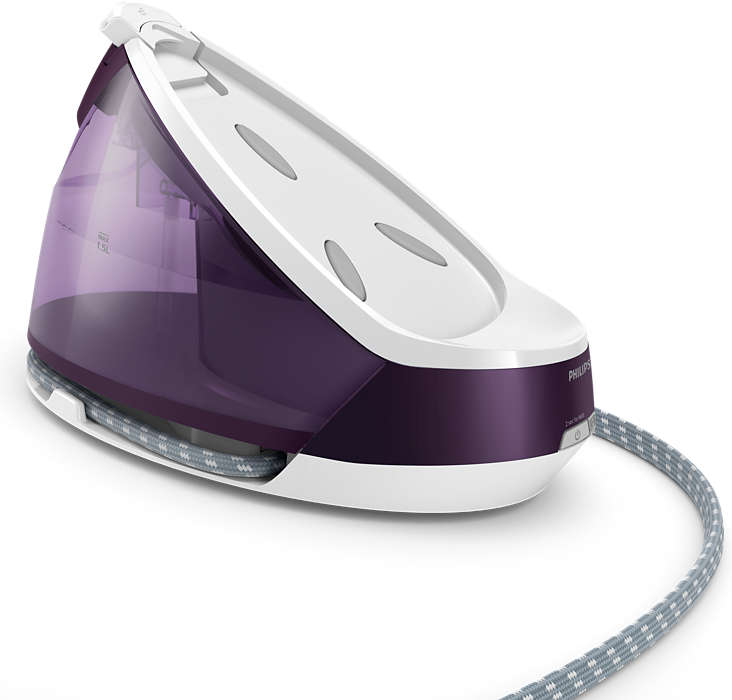 PHILIPS PerfectCare Compact Tvaika ģeneratora gludeklis (violeta) GC7933/30