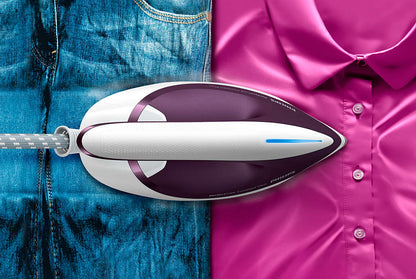 PHILIPS PerfectCare Compact Tvaika ģeneratora gludeklis (violeta) GC7933/30