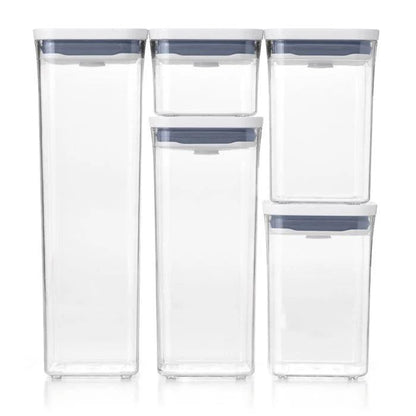 Pārtikas uzglabāšanas trauku komplekts OXO 5-PiecePOP Container Set 11235900 - DomoTehnika