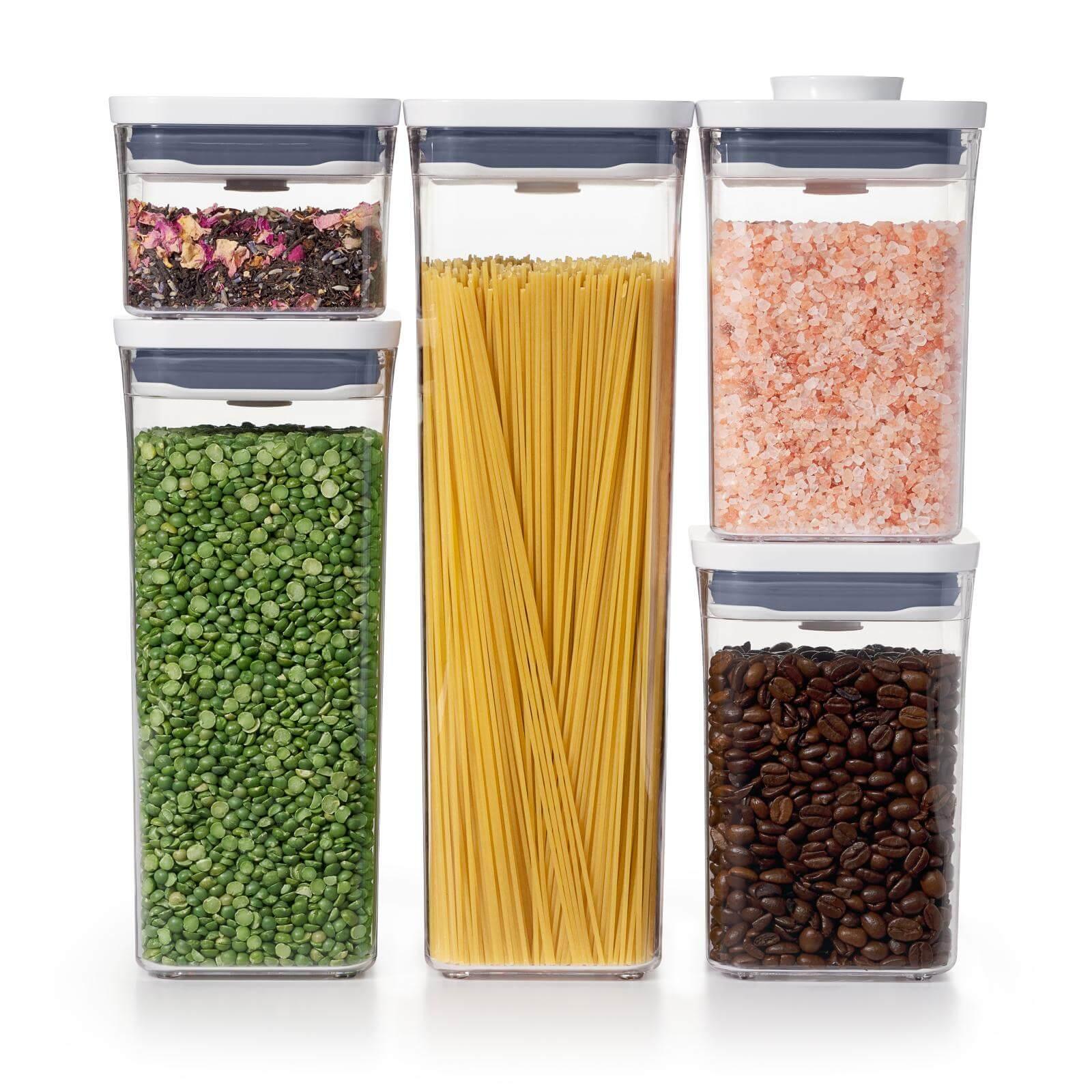 Pārtikas uzglabāšanas trauku komplekts OXO 5-PiecePOP Container Set 11235900 - DomoTehnika