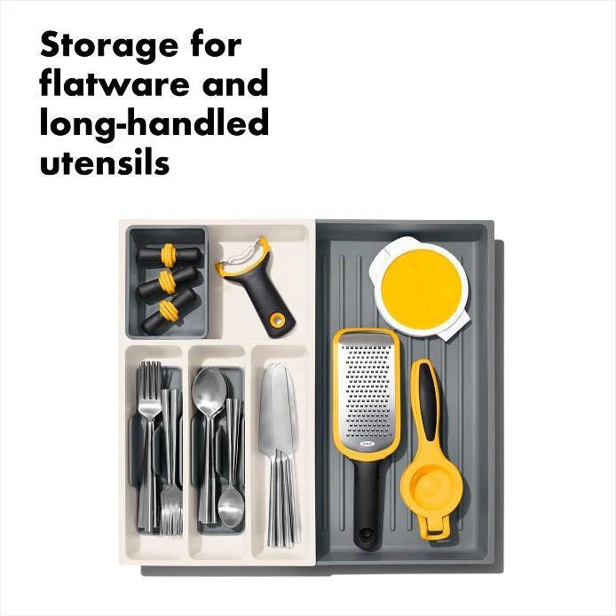 Virtuves piederumu organizators OXO Expandable Utensil Drawer Organizer 13321900 - DomoTehnika