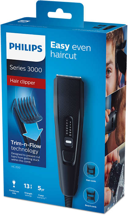 PHILIPS Hairclipper series 3000 Matu griešanas  ierīce HC3510/15