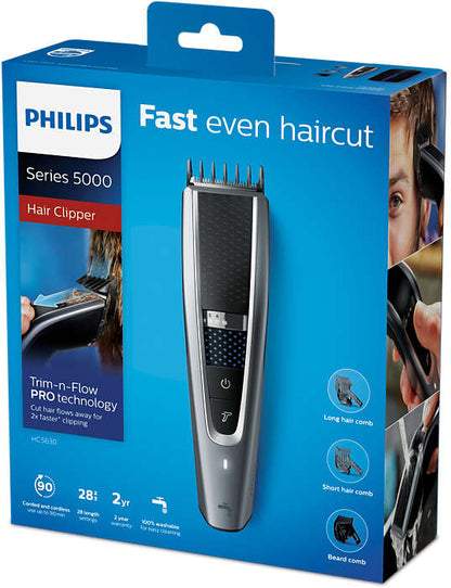 Philips Hairclipper series 5000 Mazgājama matu  griešanas mašīna HC5630/15