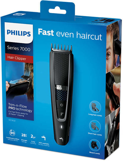 Philips Hairclipper series 5000 Mazgājama matu griešanas  mašīna HC5632/15