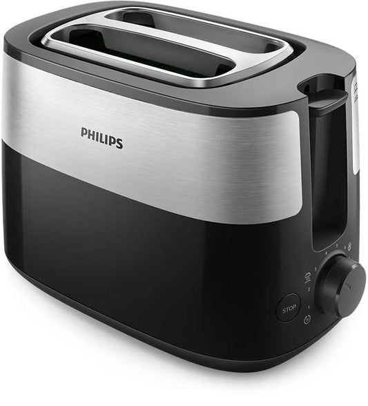 PHILIPS Daily Collection Tosteris, 830 W (melns) HD2516/90