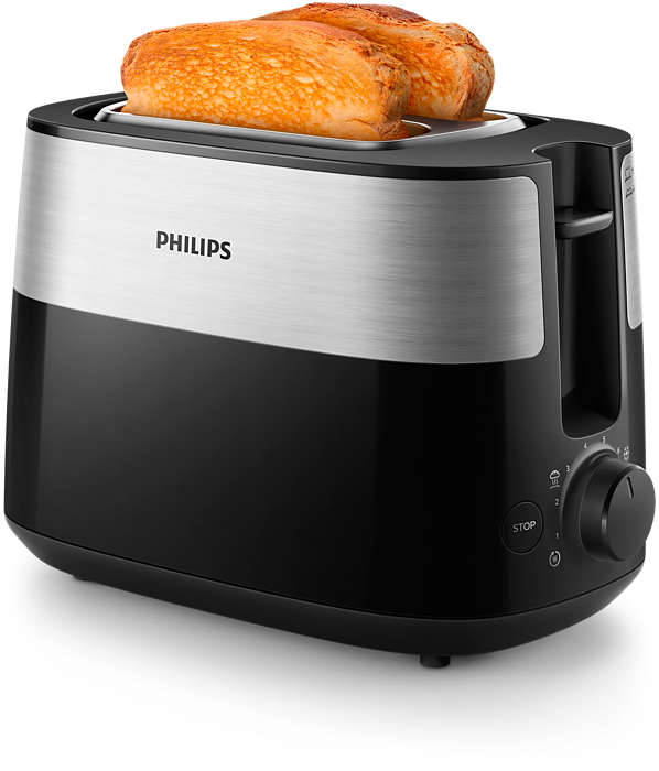 PHILIPS Daily Collection Tosteris, 830 W (melns) HD2516/90