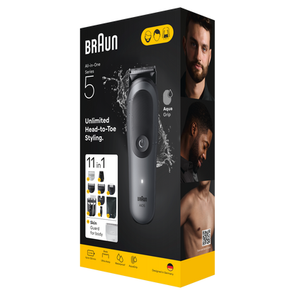 BRAUN galvas un ķermeņa trimmeris AIO5560