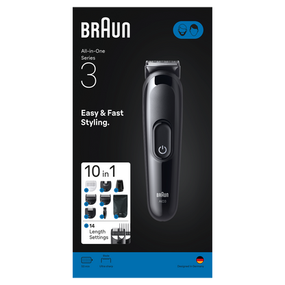 BRAUN matu un bārdas trimmeris AIO3560