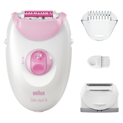 BRAUN Silk 3 epilators ar piederumiem SE3-031