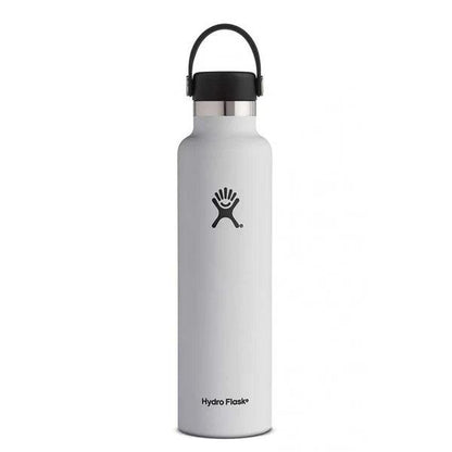 Termopudele HYDRO FLASK 24 OZ STANDARD MOUTH WITH STANDARD FLEX CAP, Balts S24SX110