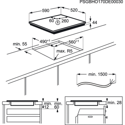 AEG plīts virsma IKB64413FB