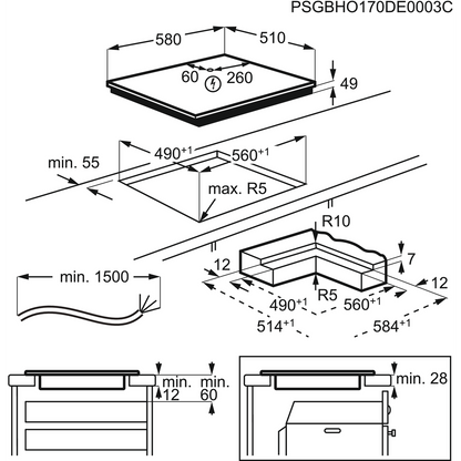 AEG plīts virsma IKB64413IB