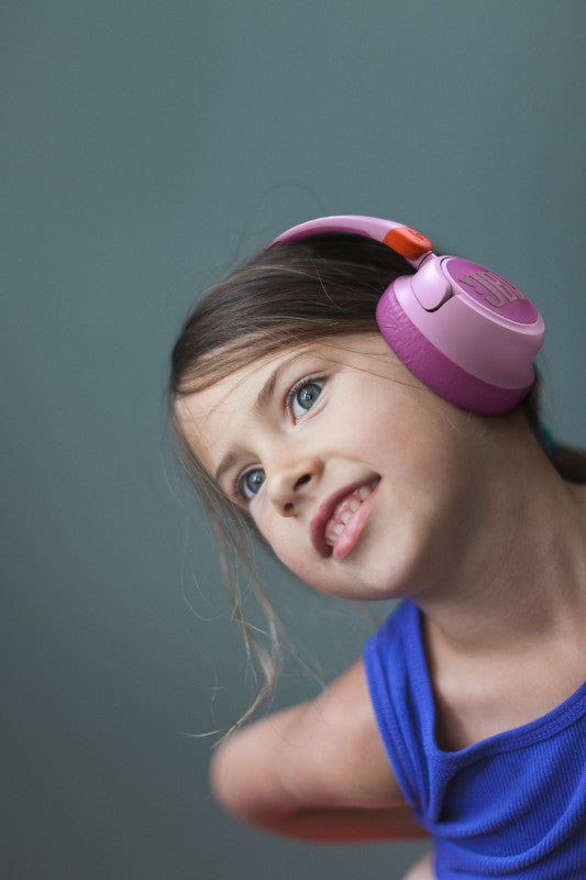 JBL on-ear bezvadu austiņas  bērniem,rozā JBLJR460NCPIK