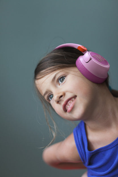 JBL on-ear bezvadu austiņas  bērniem,rozā JBLJR460NCPIK
