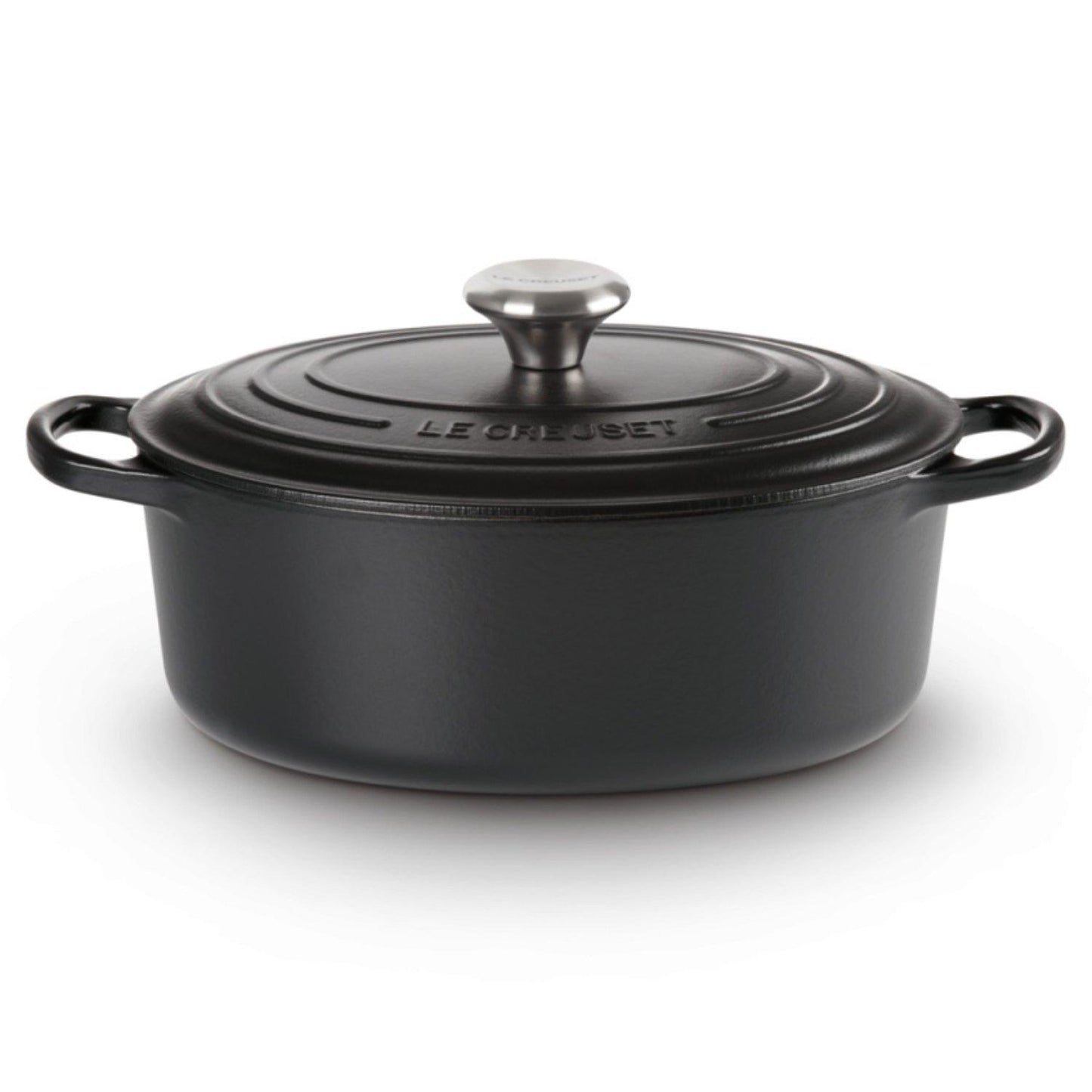 Katls LE CREUSET Cast iron pot oval 27cm / 4.1L mat black