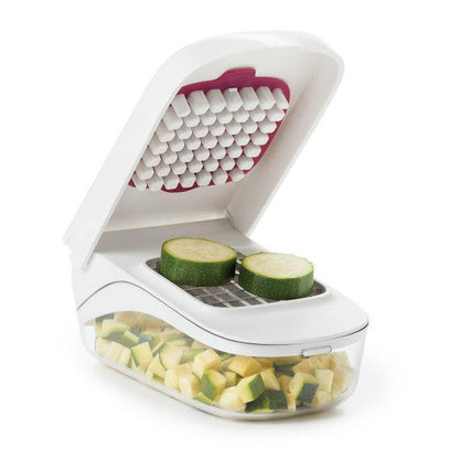 Dārzeņu smalcinātājs OXO Vegetable Chopper with Easy-Pour Opening - DomoTehnika